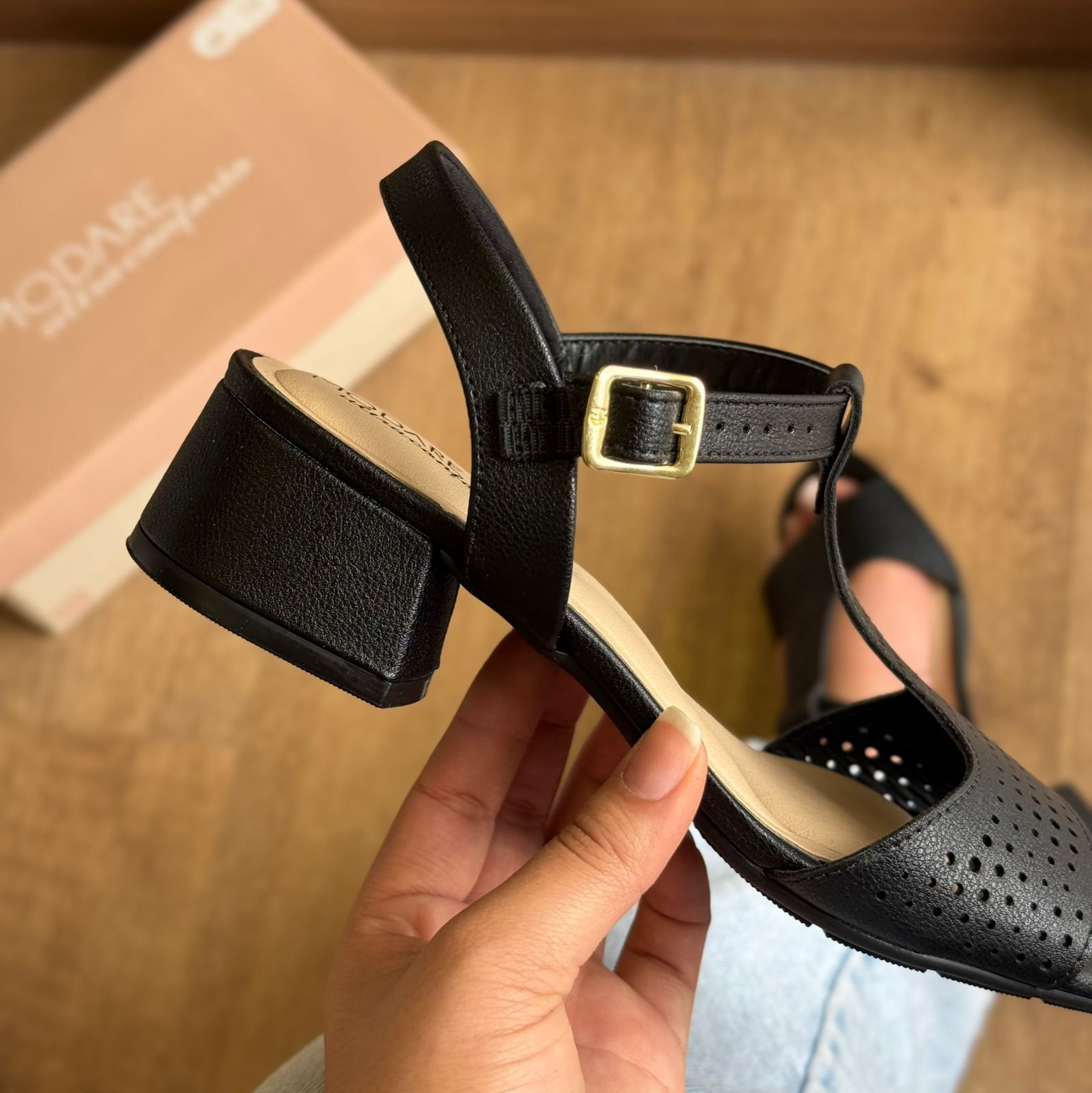 Sandália Modare Salto Baixo 7211.109