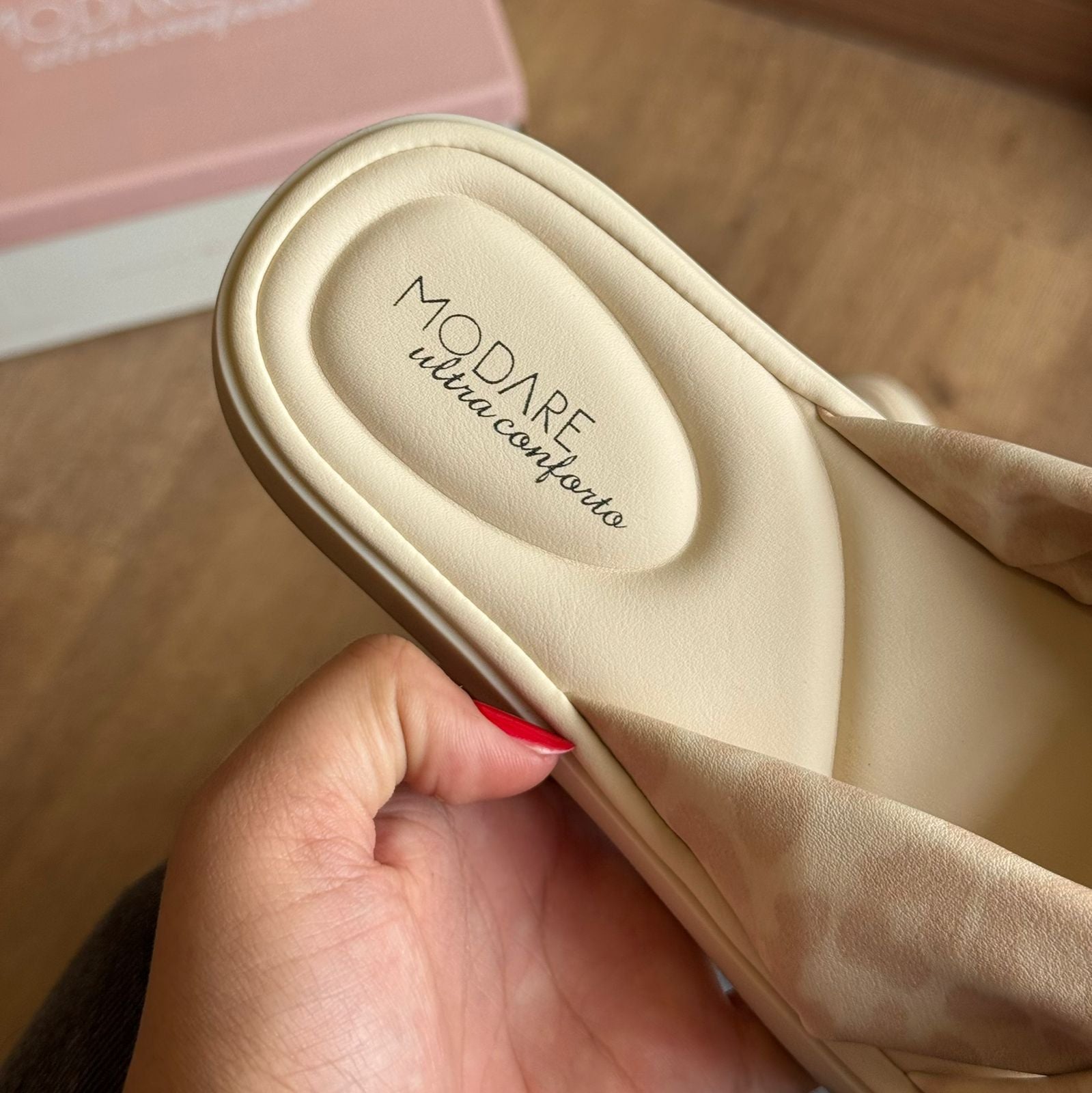 Sandália Modare Detalhe De Laço Oncinha 7208.101