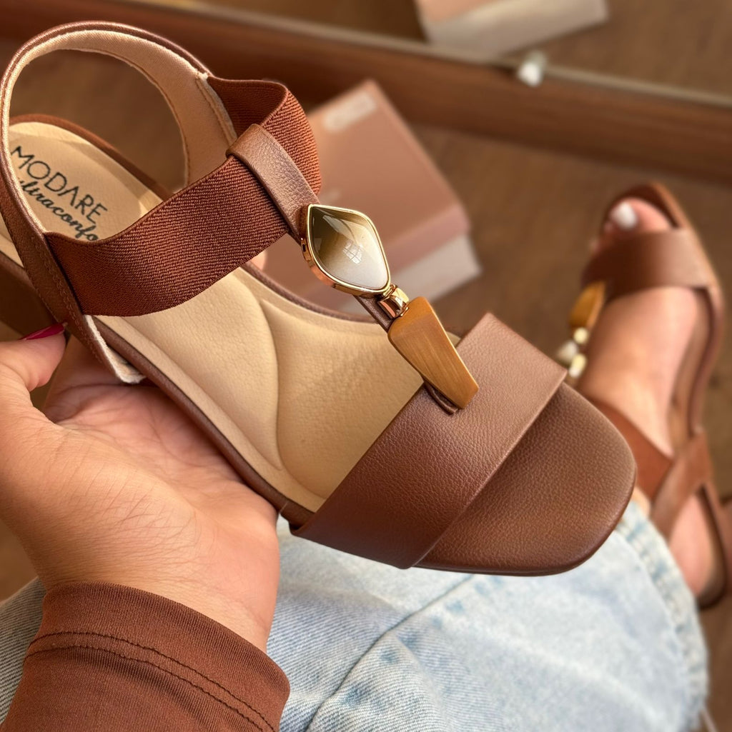 Sandália Modare Salto Bloco Médio 7172.113