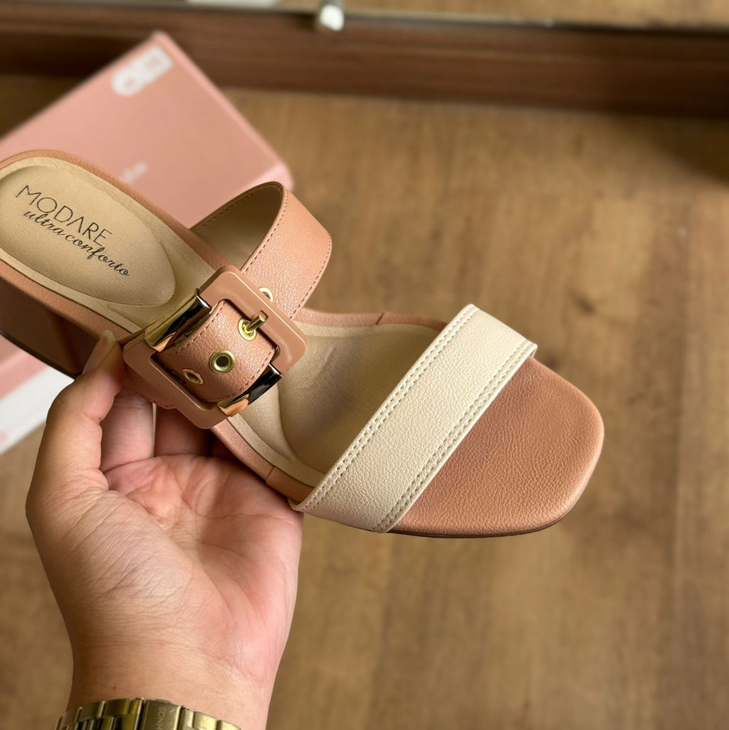 Sandália Modare Salto Bloco Fivela 7172.124